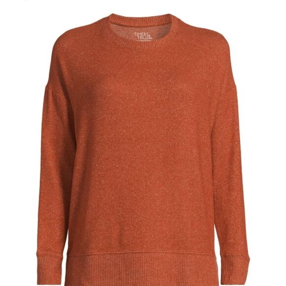 COPY - NWT  Women’s a new day Rust Orange Crew Neck Sweater Size S - Picture 1 of 9